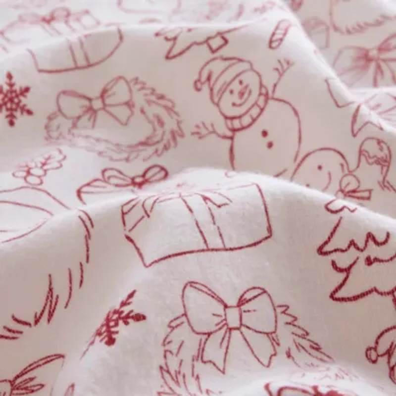 Cozy Soft 100% Cotton Flannel Pigment Printed Sheet Set