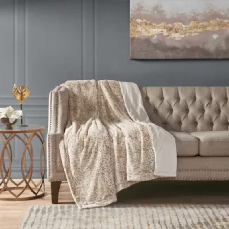 Zuri Faux Fur Throw