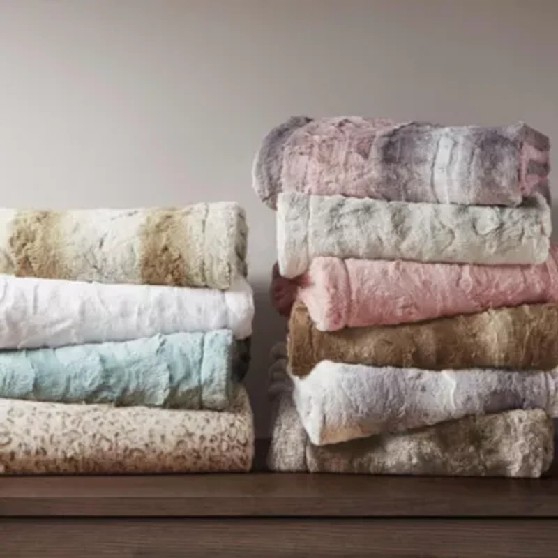 Zuri Faux Fur Throw