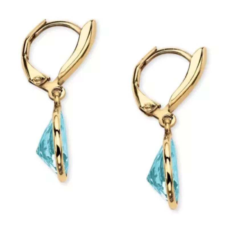 Birthstone Earrings 14k Gold-plated Sterling Silver