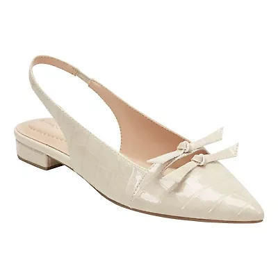 Aleeza Pointy Toe Slingback Dress Flats