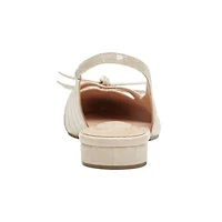 Aleeza Pointy Toe Slingback Dress Flats