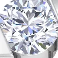 Lab Created Mens 1/ Carat Round Shape Grown Diamond Floating Solitaire Ring Sterling Silver