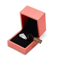Lab Created Mens 1 Carat Princess Cut Grown Diamond Solitaire Ring Sterling Silver