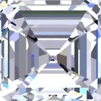 Lab Created Mens 1 Carat Asscher Cut Grown Diamond Solitaire Ring Sterling Silver