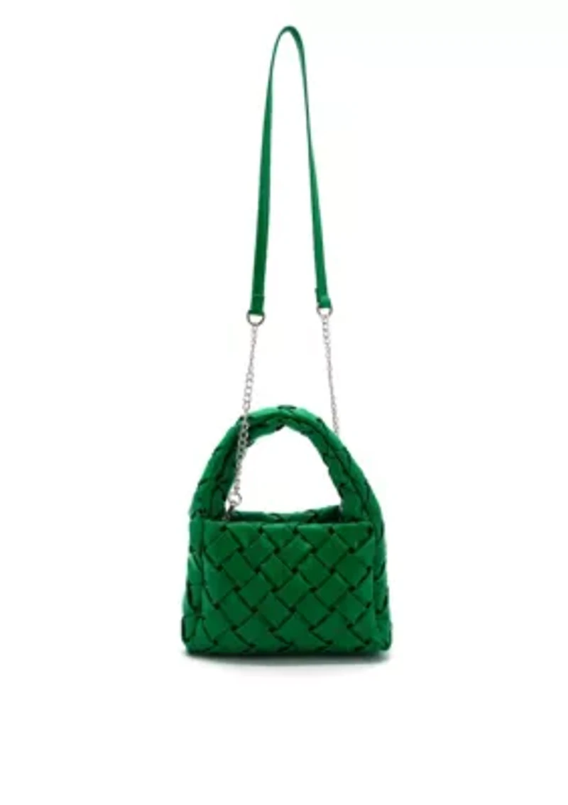 Oriane Quilted Top Handle Crossbody Bag