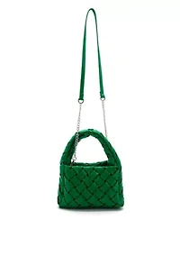 Oriane Quilted Top Handle Crossbody Bag