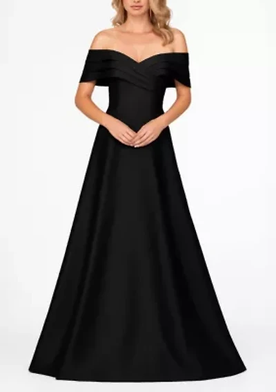 Women's  Pleated Off Shoulder