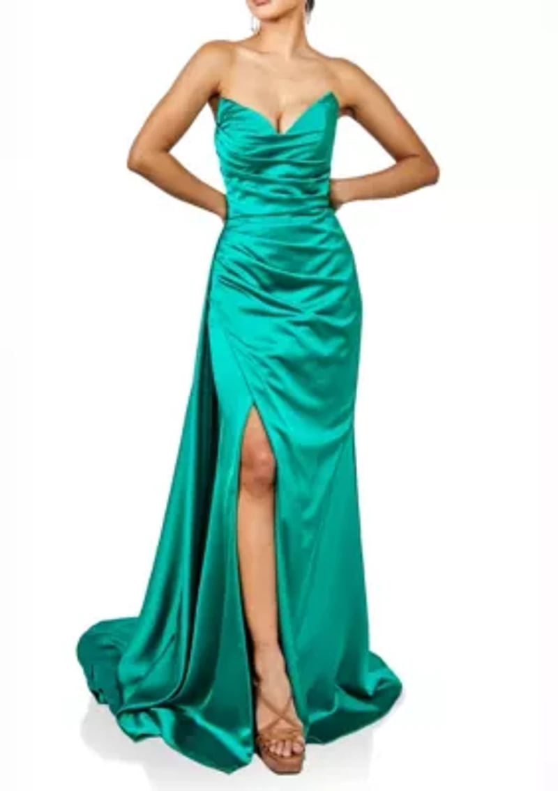 Women'S Strapless Dress
