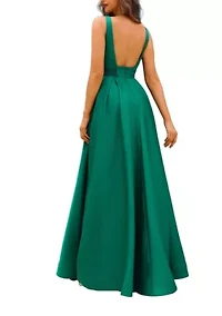 Women'S V Neck A Line