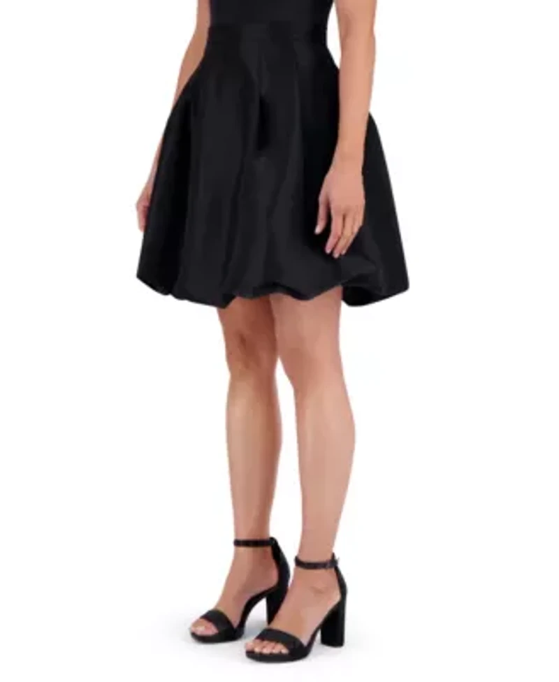 PLEATED BUBBLE SKIRT