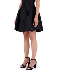 PLEATED BUBBLE SKIRT