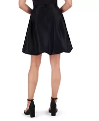 PLEATED BUBBLE SKIRT