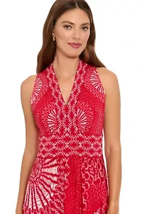 V-NECK SLEEVELESS MAXI