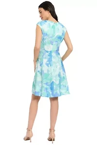 CAP SLEEVE FIT AND FLARE