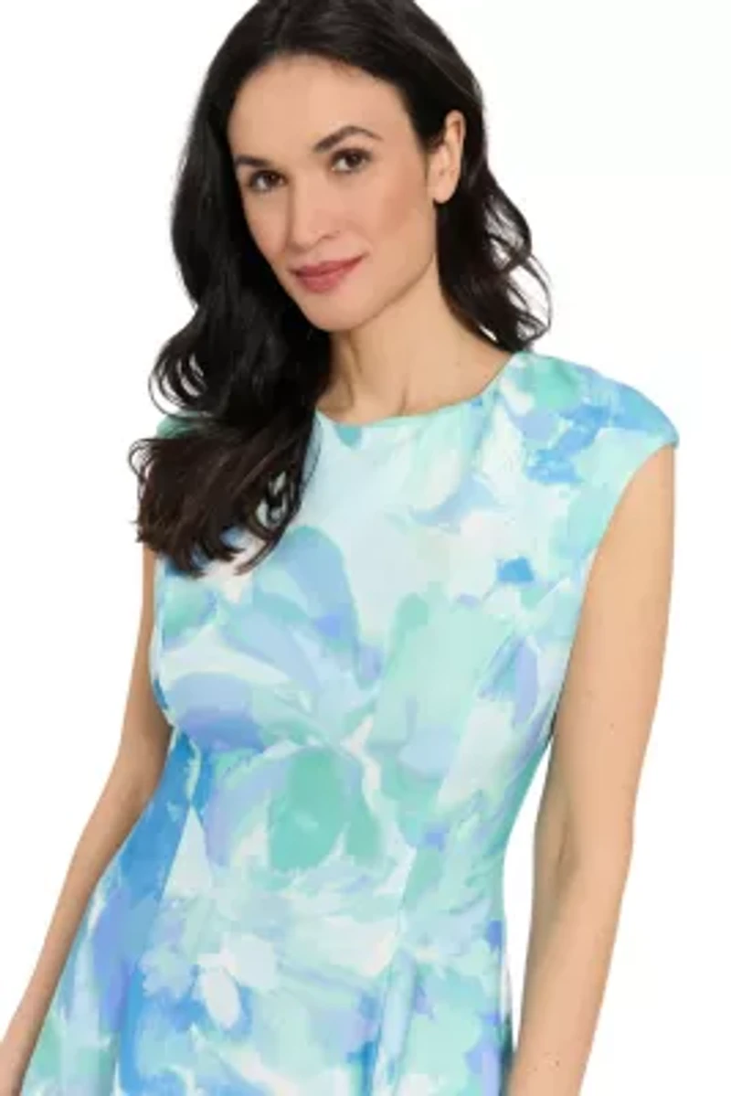 CAP SLEEVE FIT AND FLARE