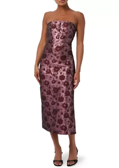 Women's Emily Corset Strapless Midi Dress