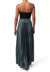Women's Bryne Strapless Plisse Maxi Dress