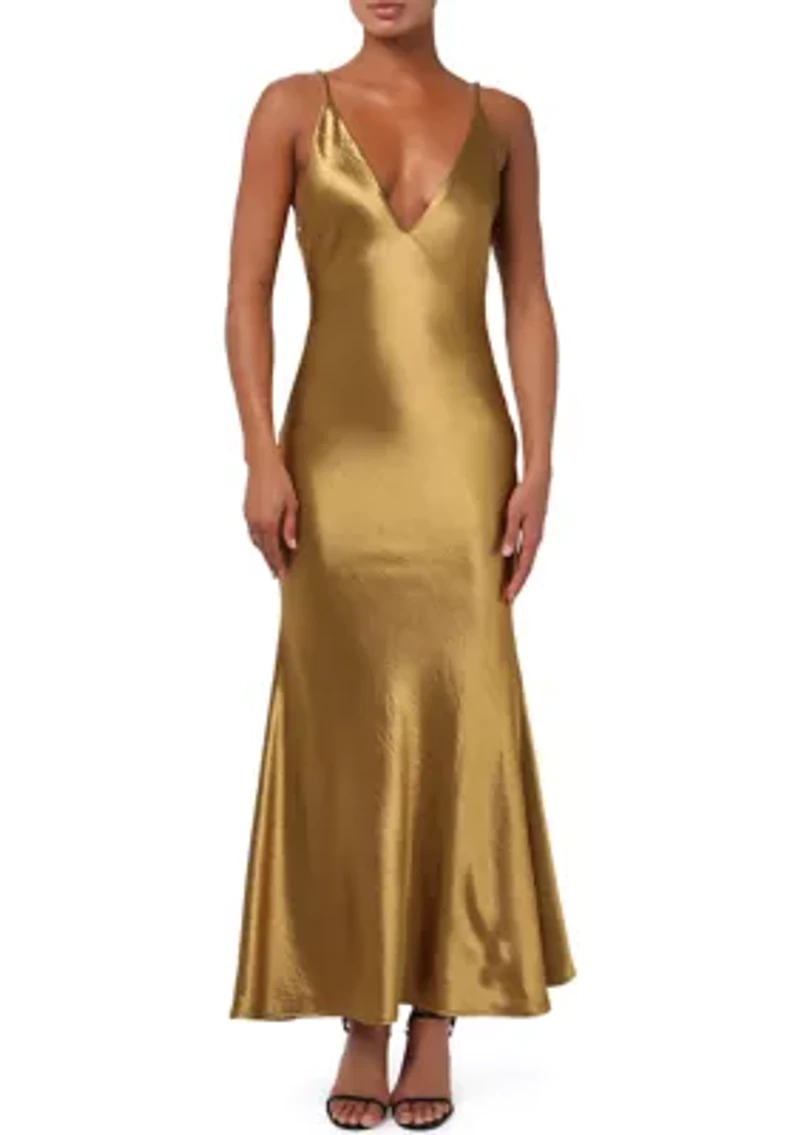 Women's Zadie Deep V Maxi Slip Dress