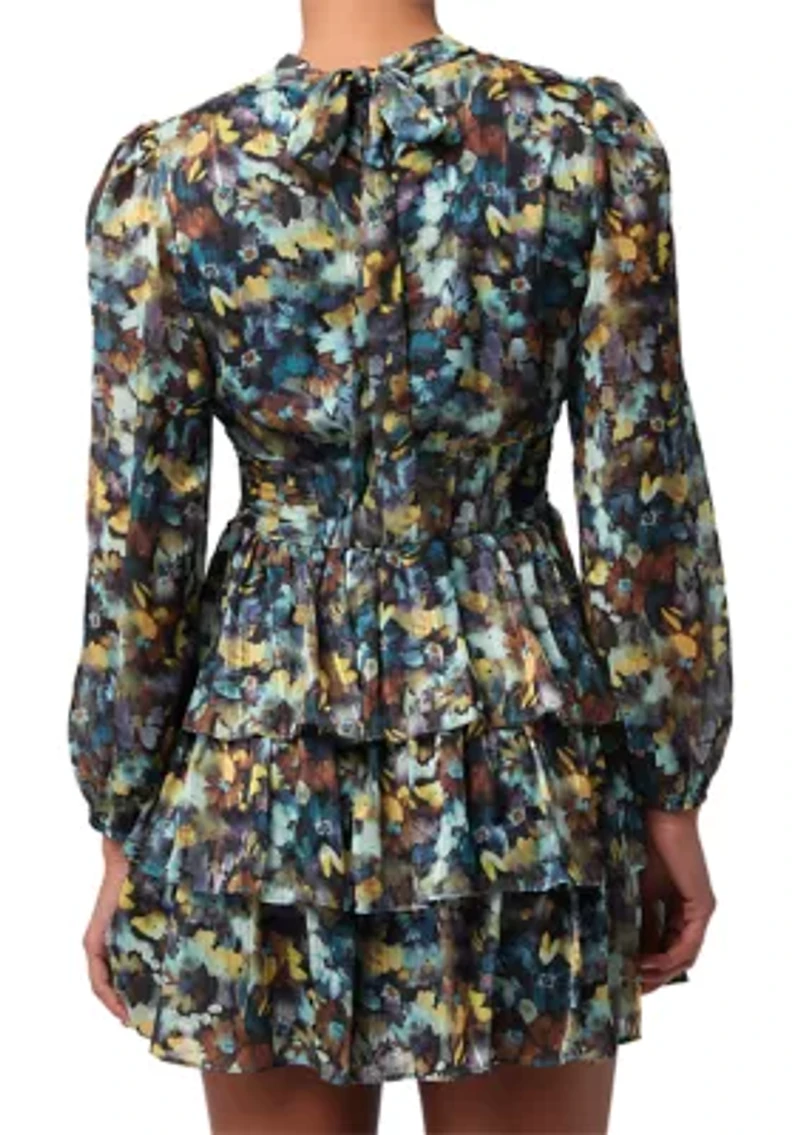 Women's Zena Tie Back Tiered Mini Dress