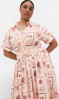 Lana Soiree Print Dress