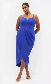 Sassy Flex Fit Tulip V Dress