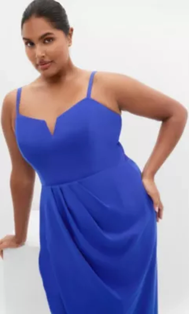 Sassy Flex Fit Tulip V Dress