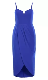 Sassy Flex Fit Tulip V Dress