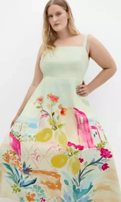 Sorrento Print Maxi Dress