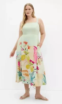 Sorrento Print Maxi Dress