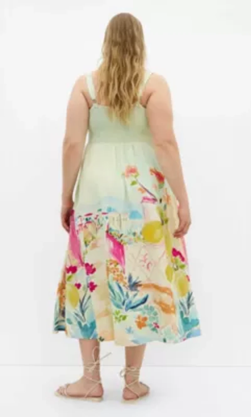 Sorrento Print Maxi Dress