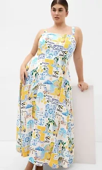 Collins Amalfi Print Maxi Dress