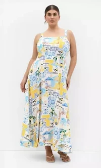 Collins Amalfi Print Maxi Dress