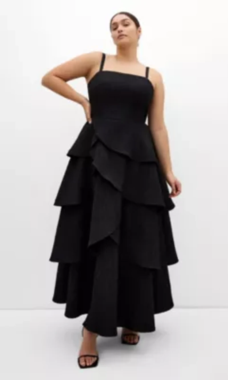 Elizabeth Tiered Frill Maxi Dress