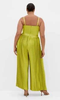 Palazzo Pleat Jumpsuit