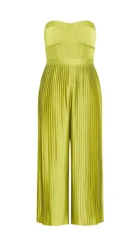 Palazzo Pleat Jumpsuit