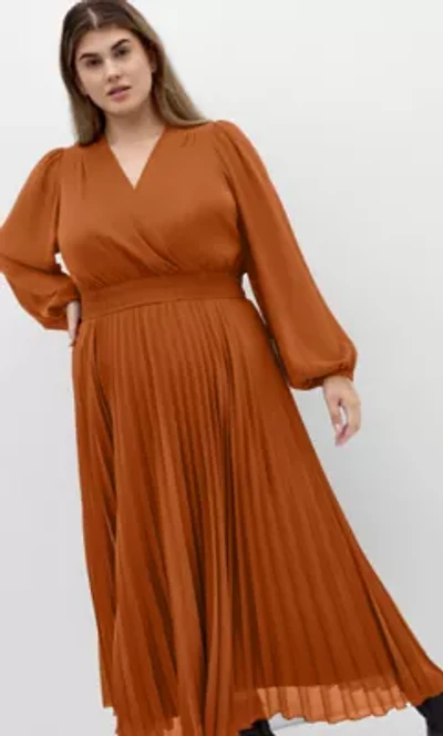 Finley Sheer Pleat Dress