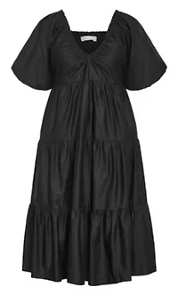 Fantasy Puff Sleeve Midi Dress