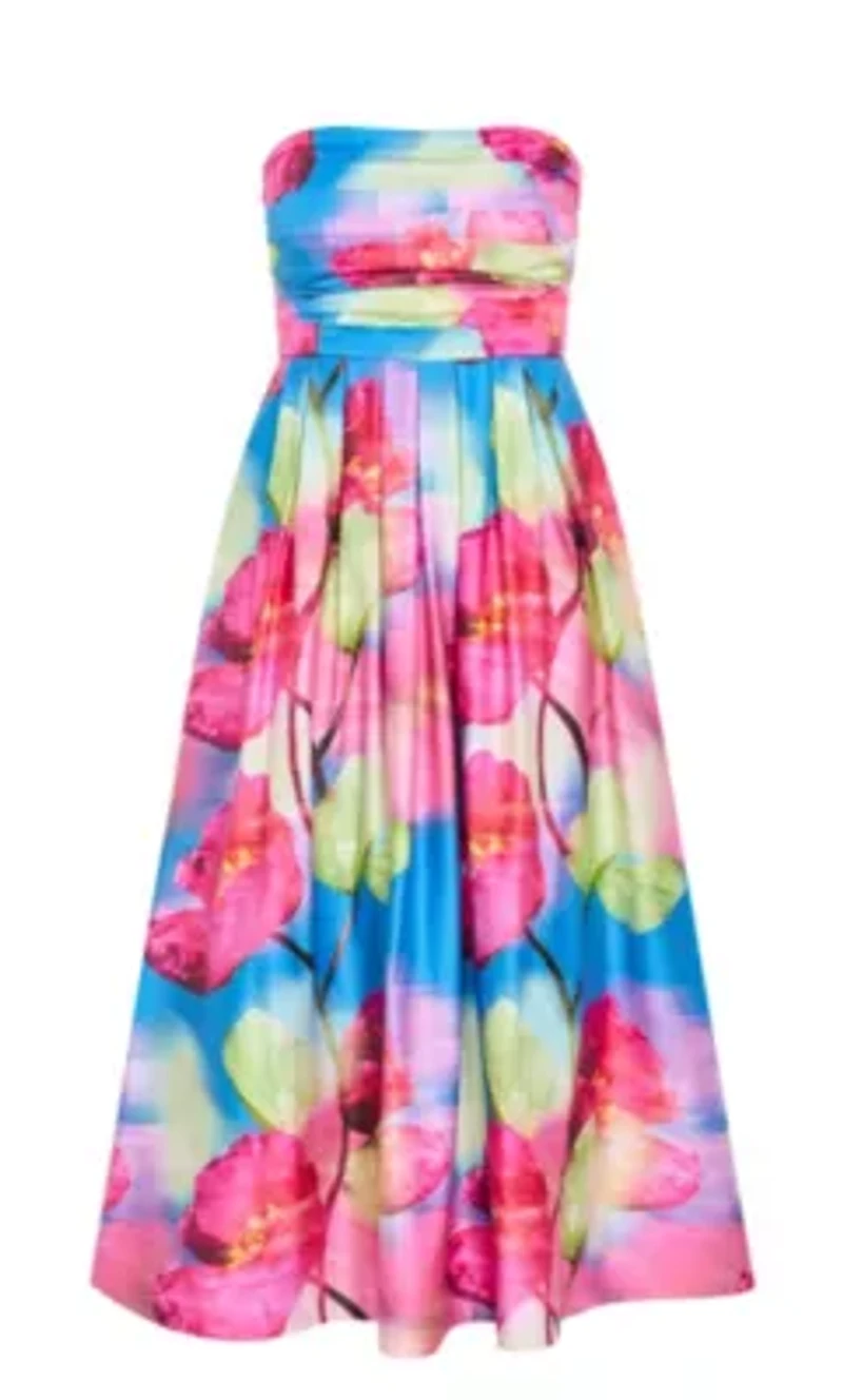 Rosalee Sleeveless Print Maxi Dress