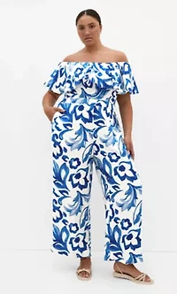 Peta Mykonos Print Jumpsuit