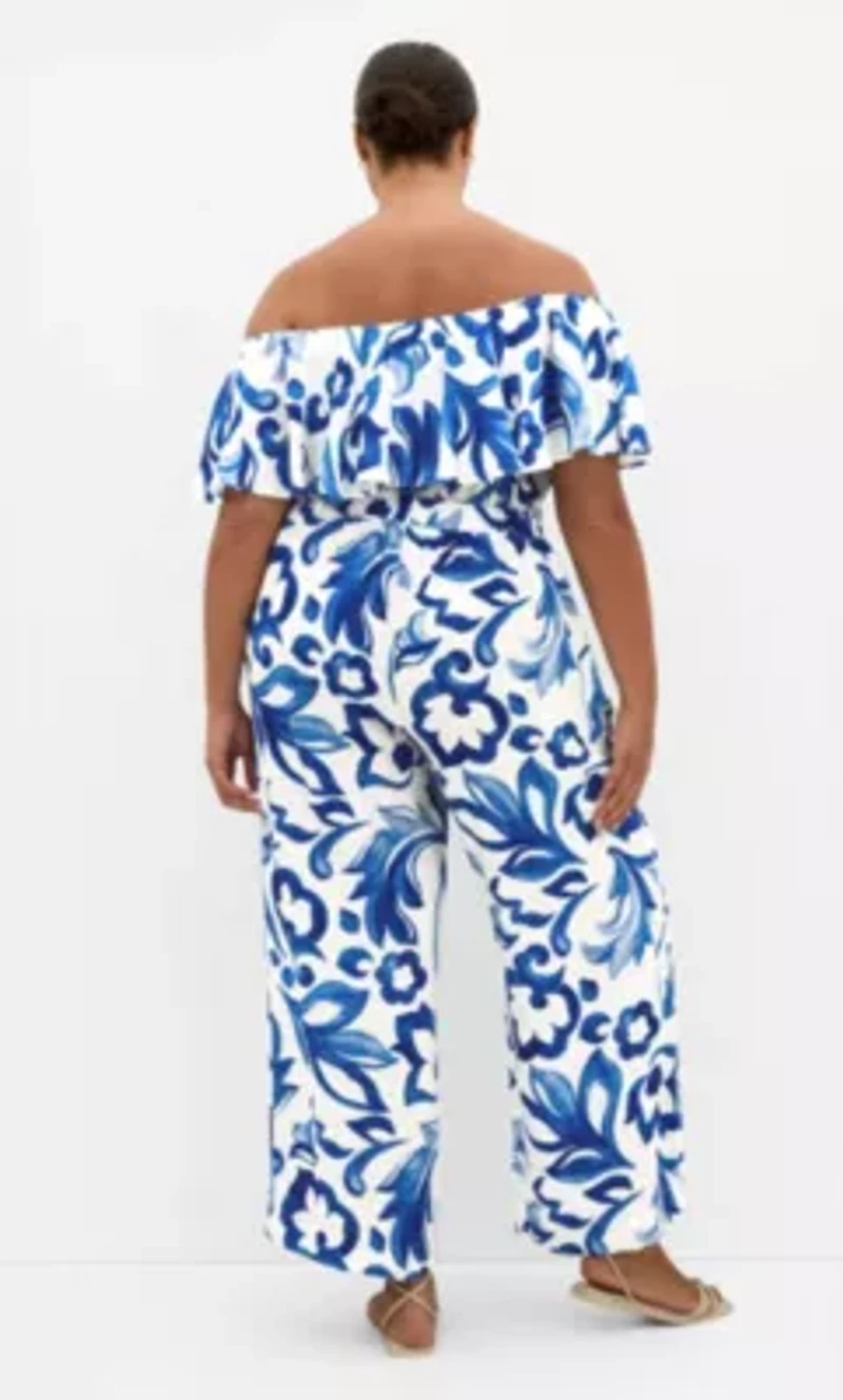 Peta Mykonos Print Jumpsuit