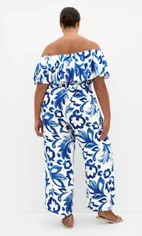Peta Mykonos Print Jumpsuit