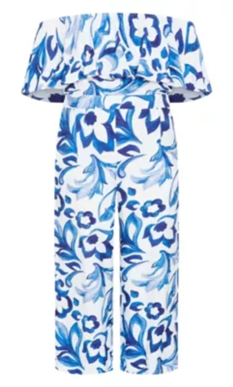 Peta Mykonos Print Jumpsuit
