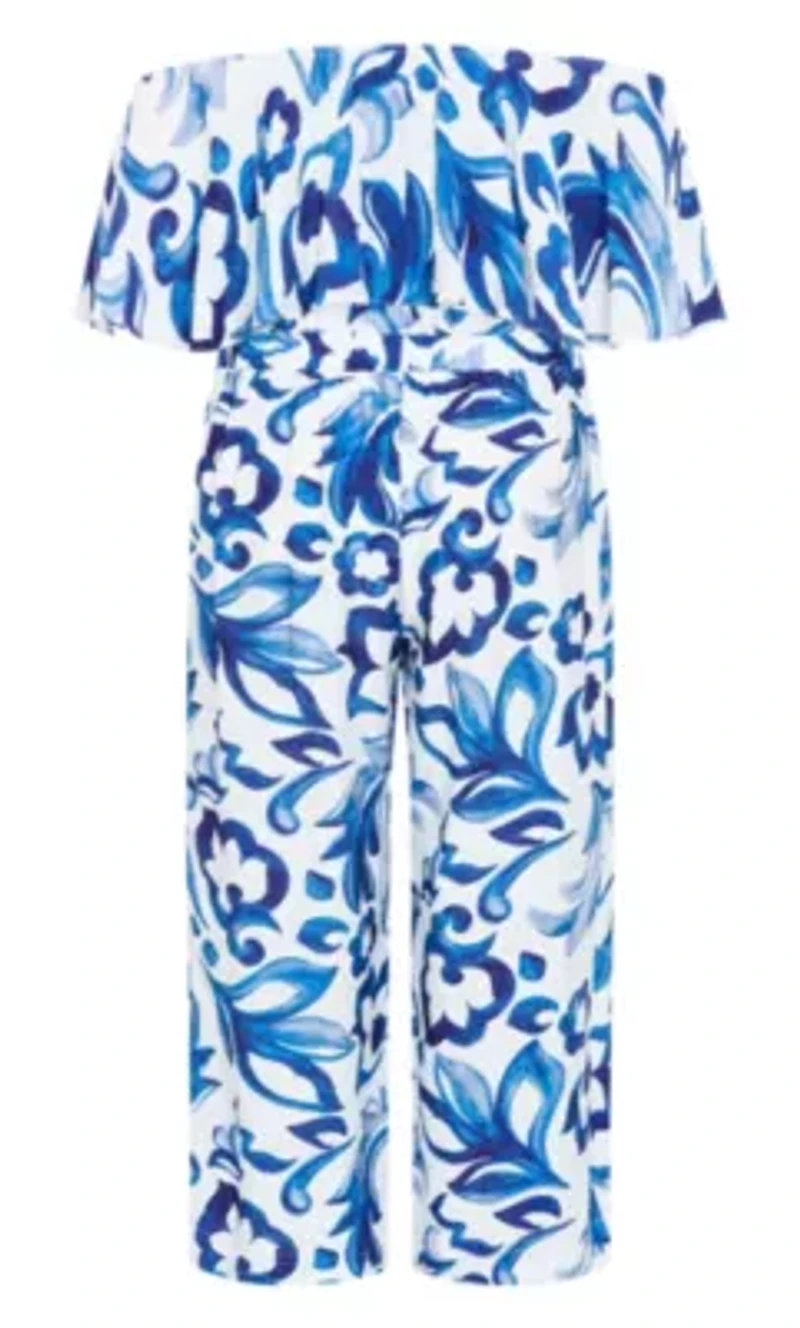 Peta Mykonos Print Jumpsuit