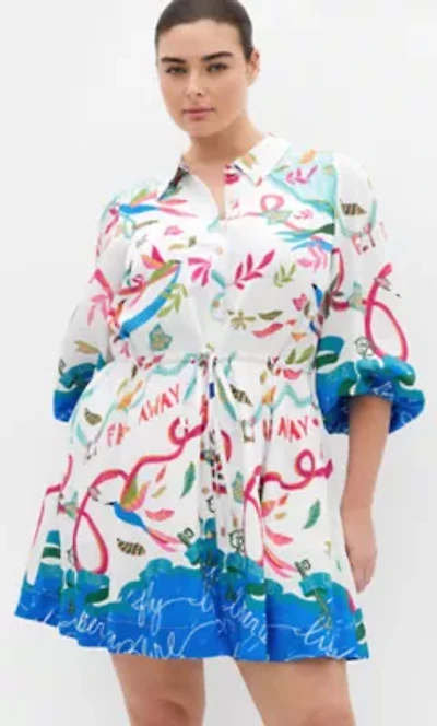 Tahlia Spirit Print Mini Dress