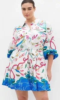 Tahlia Spirit Print Mini Dress