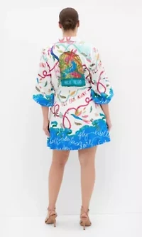 Tahlia Spirit Print Mini Dress