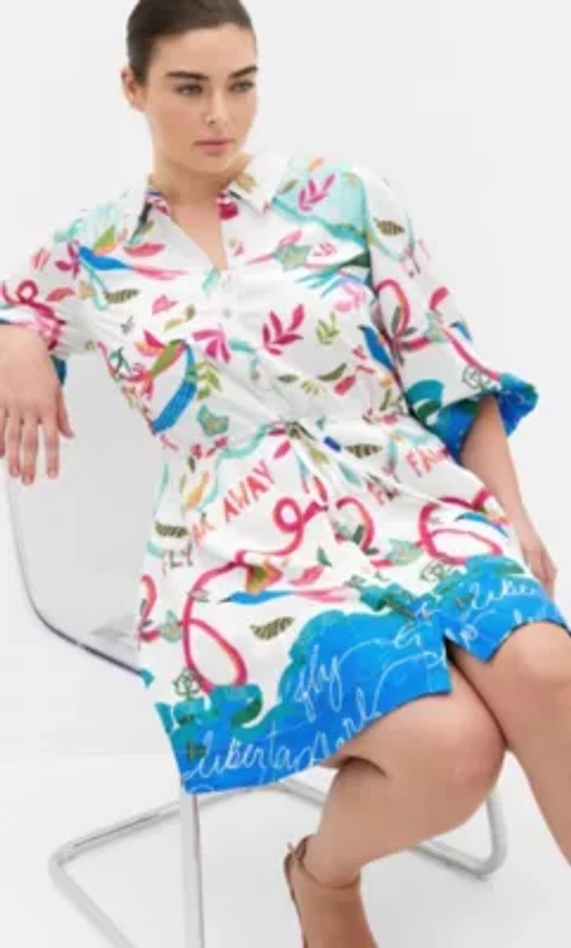 Tahlia Spirit Print Mini Dress