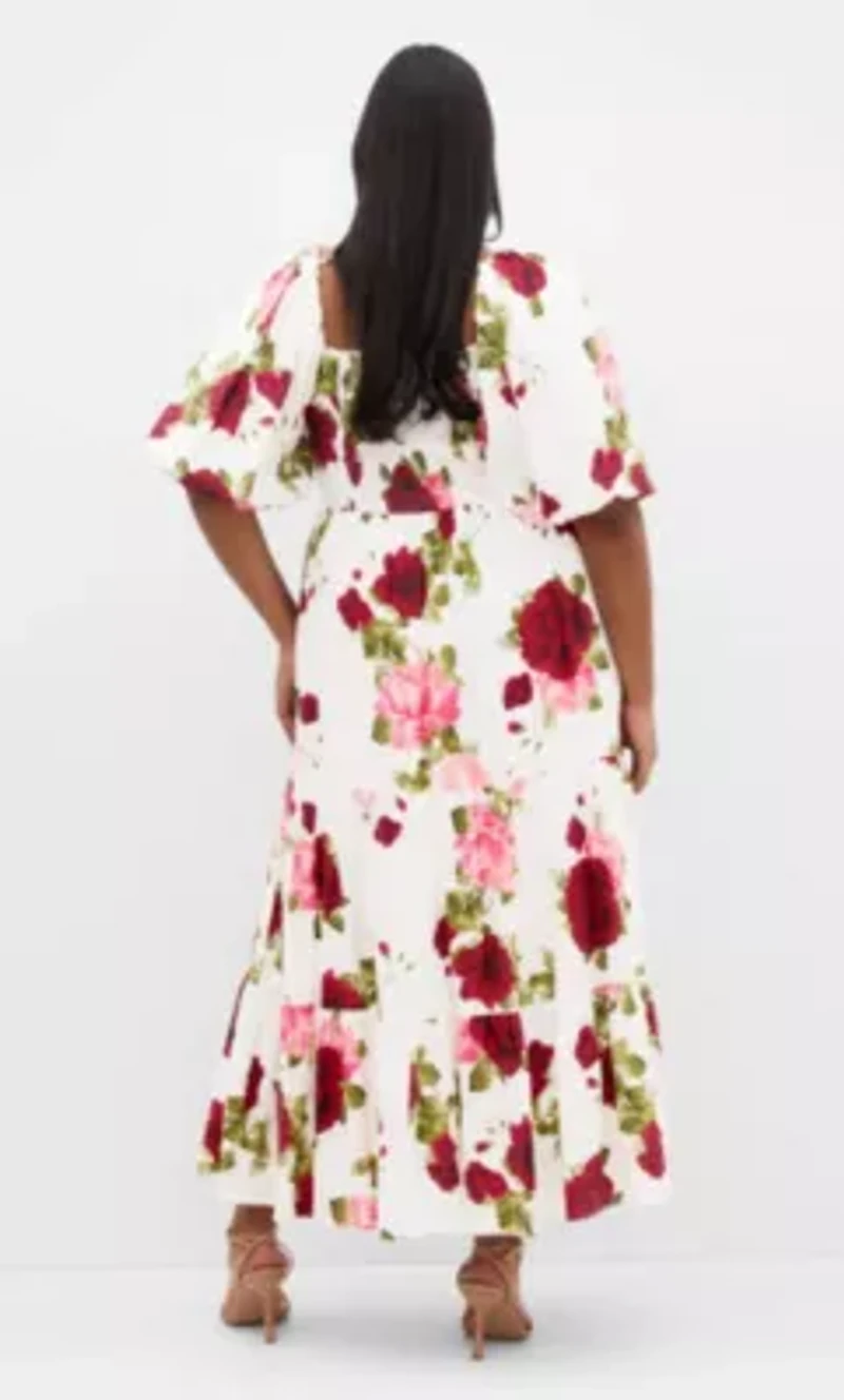 Mindy Print Maxi Dress