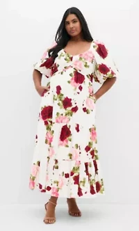 Mindy Print Maxi Dress